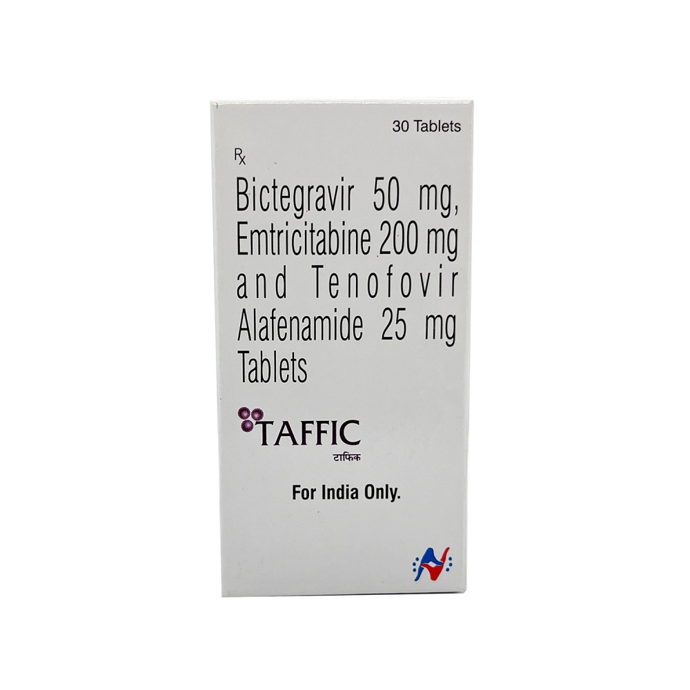 TAFFIC (Тенофовир Алафенамид + Эмтрицитабин + Биктегравир / Tenofovir Alafenamide + Emtricitabine + Bictegravir) Hetero Labs Ltd