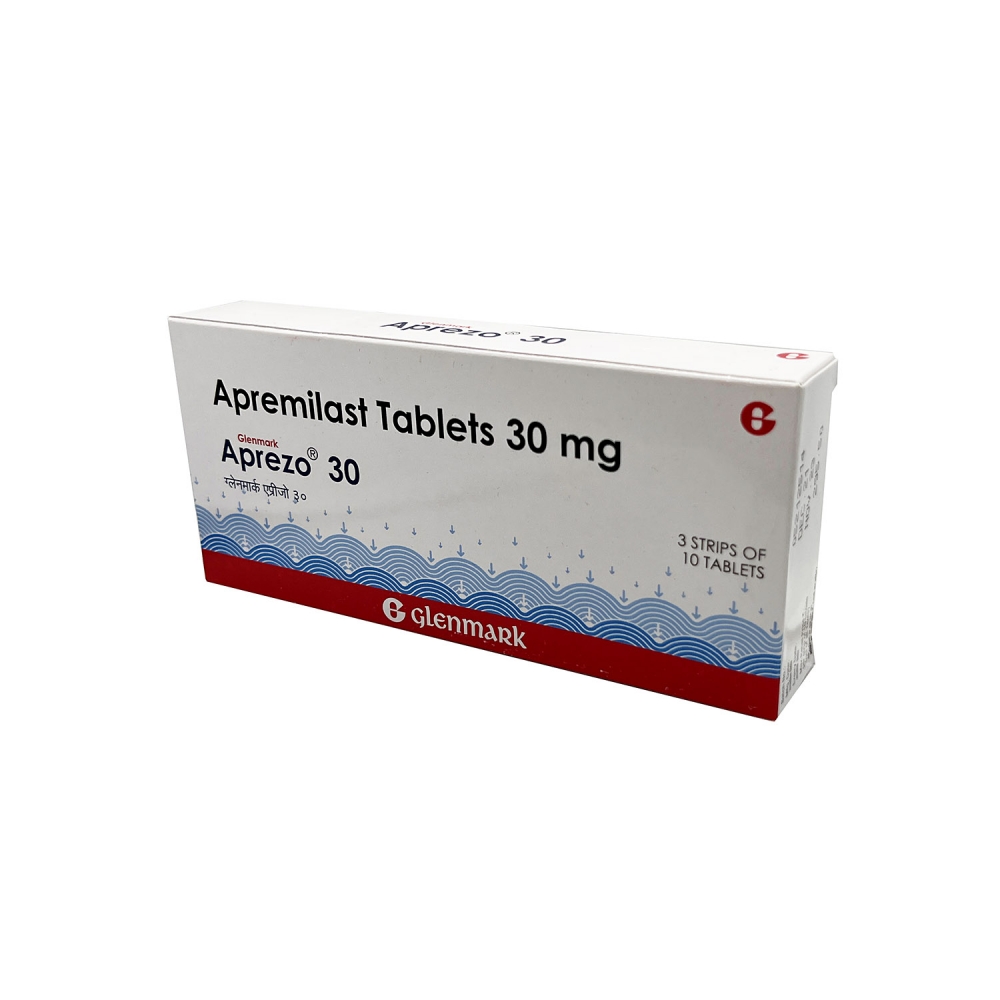 APREZO 30 (Апремиласт / Apremilast) №30 Glenmark Pharmaceuticals