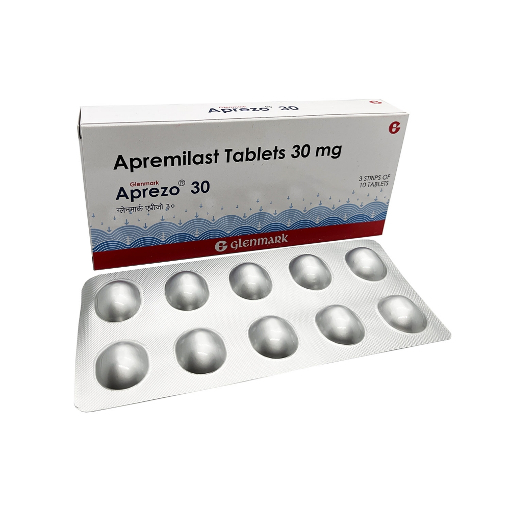 APREZO 30 (Апремиласт / Apremilast) №30 Glenmark Pharmaceuticals