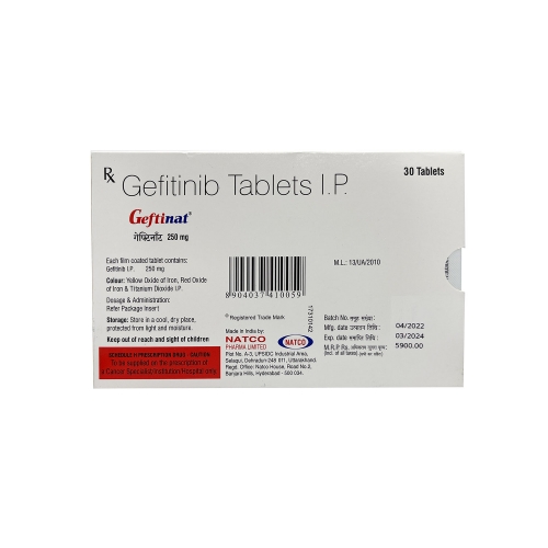 GEFTINAT (Гефитиниб / Gefitinib) Natco Pharma