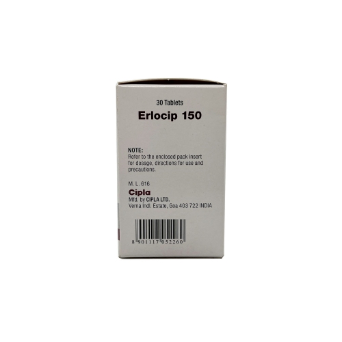 ERLOCIP 150 (Эрлотиниб / Erlotinib) Cipla Ltd