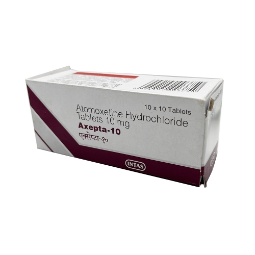 AXEPTA-10 (Атомоксетин / Atomoxetine) INTAS Pharmaceuticals Ltd