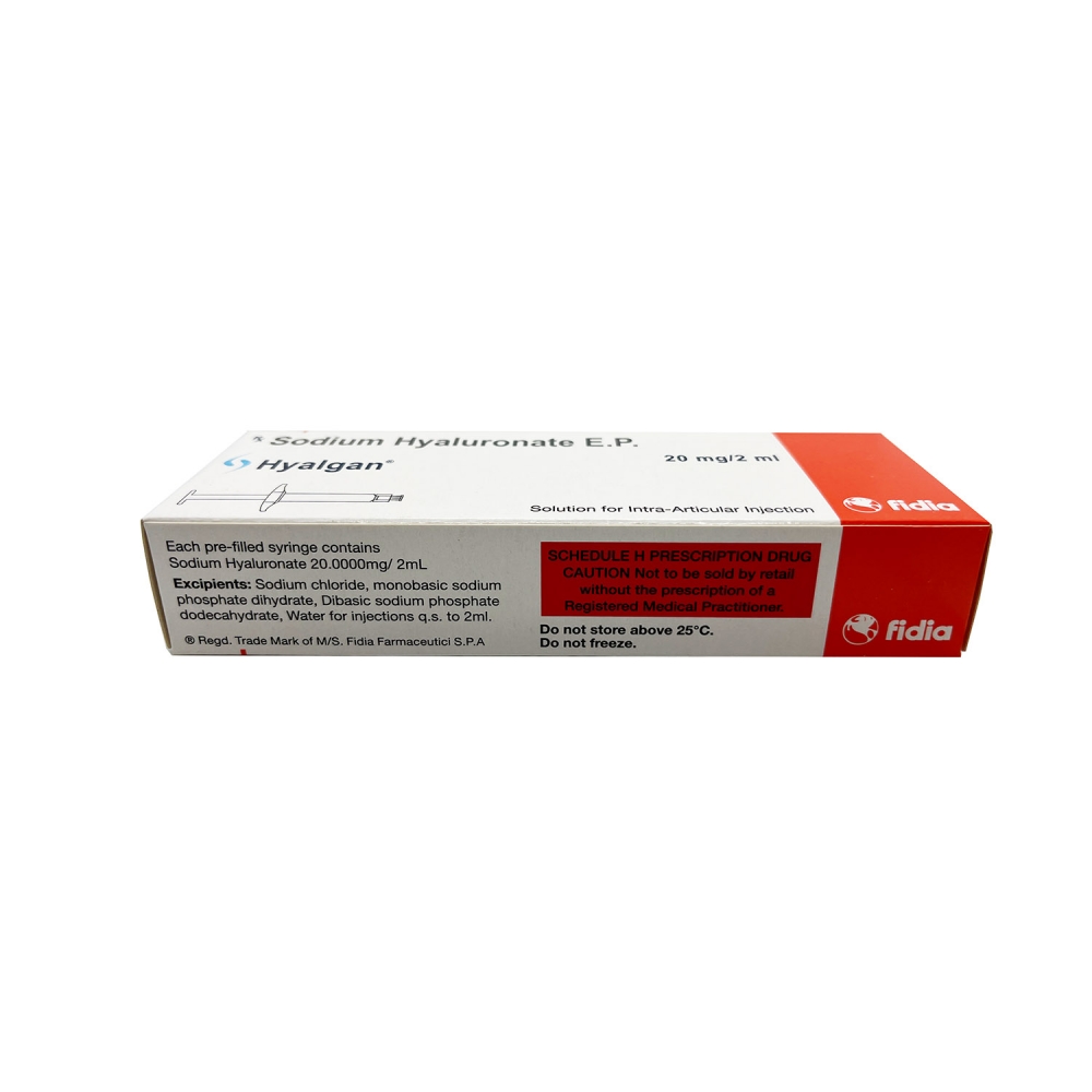 HYALGAN (Гиалуронат натрия / Sodium Hyaluronate) Fidia Farmaceutici S.p.A.