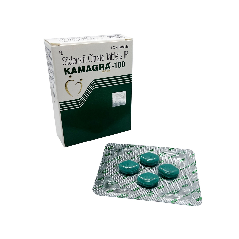 KAMAGRA 100 (Силденафил / Sildenafil) (4 Tab) Ajanta Pharma Limited