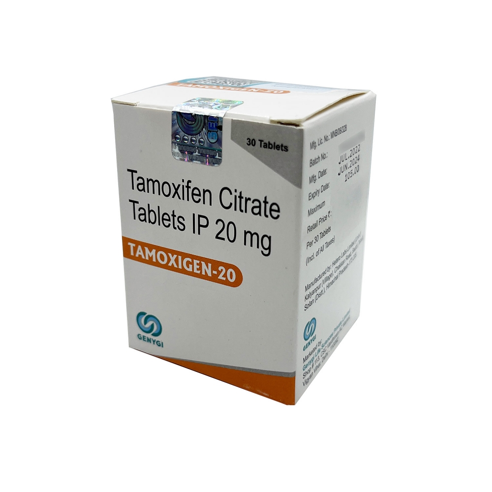 TAMOXIGEN-20 (Тамоксифен / Tamoxifen) Genygi Life Sciences Private Limited