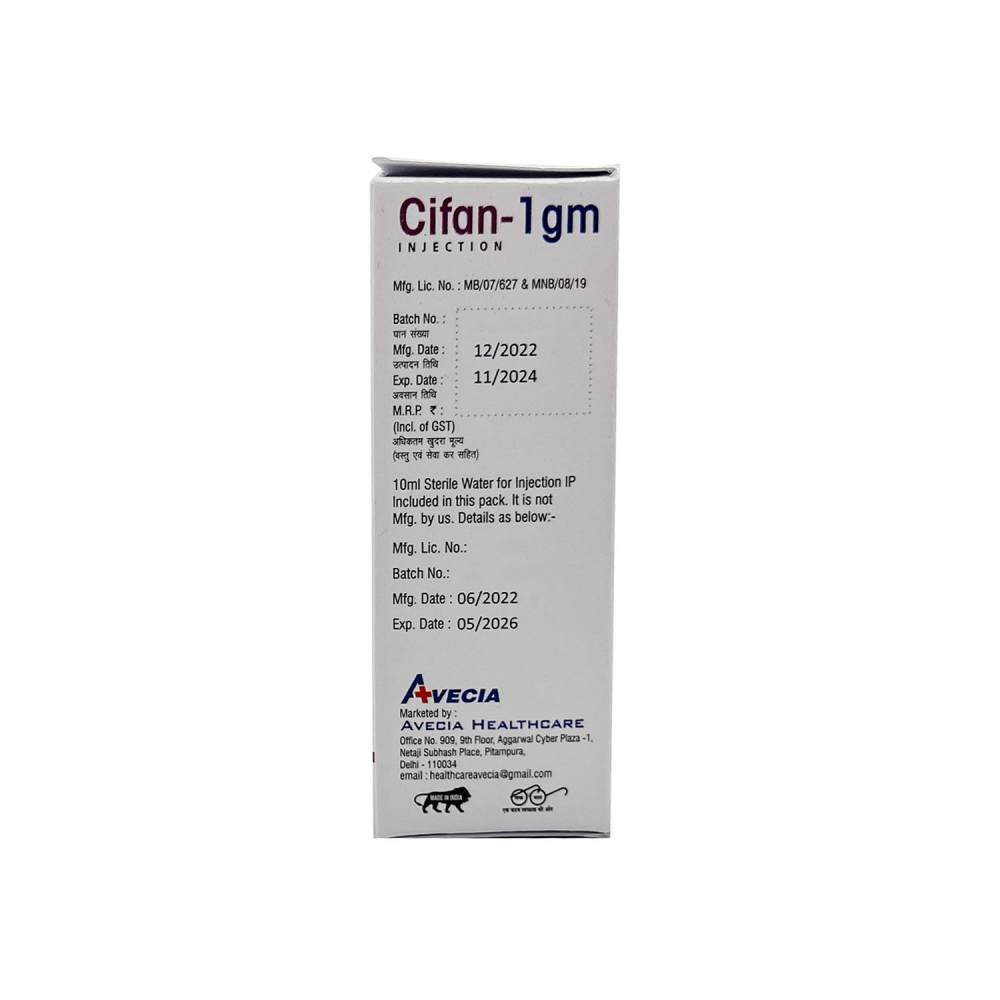 CIFAN-1 gm (Цефтриаксон / Ceftriaxone) Avecia Biotechnology