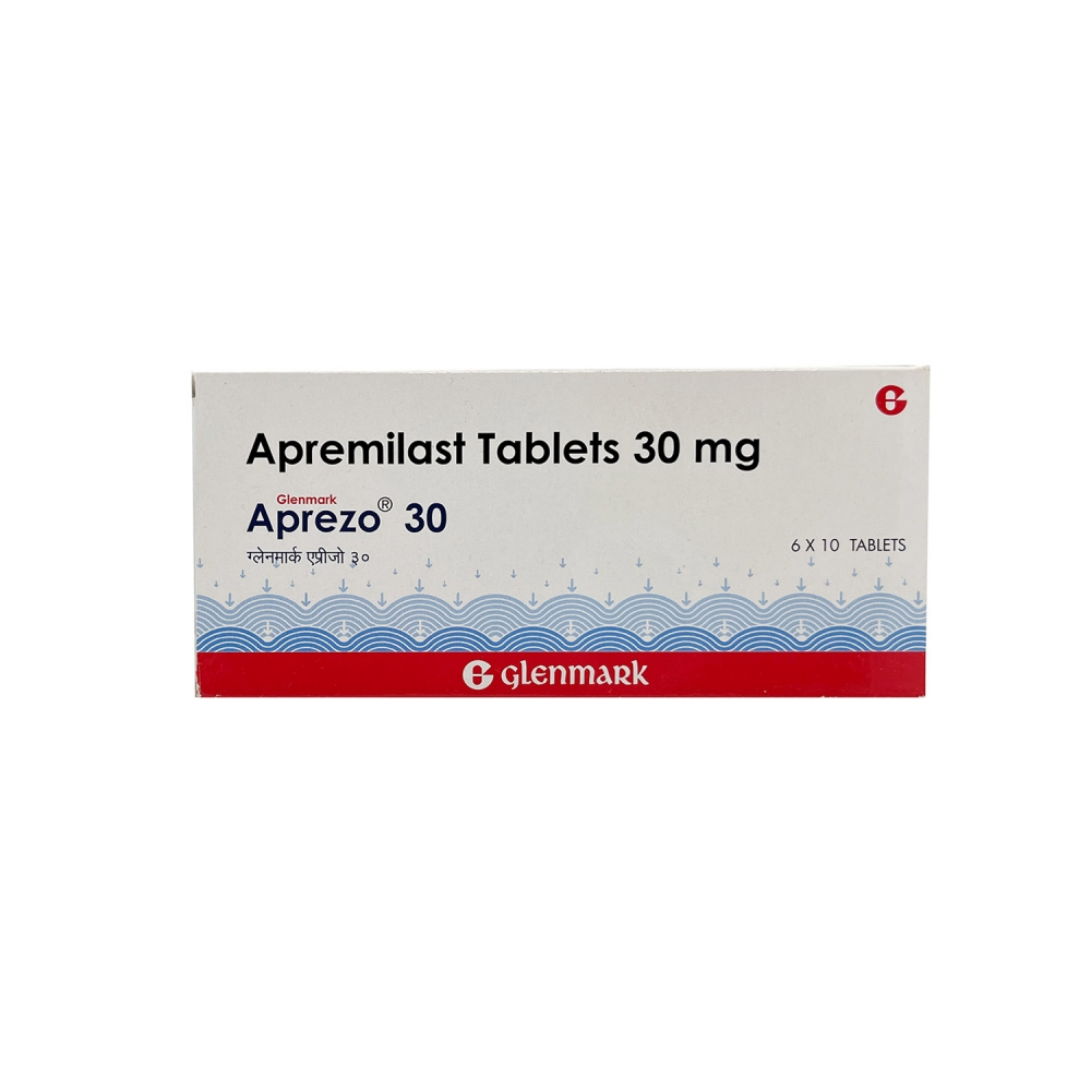 APREZO 30 (Апремиласт / Apremilast) № 60 Glenmark Pharmaceuticals