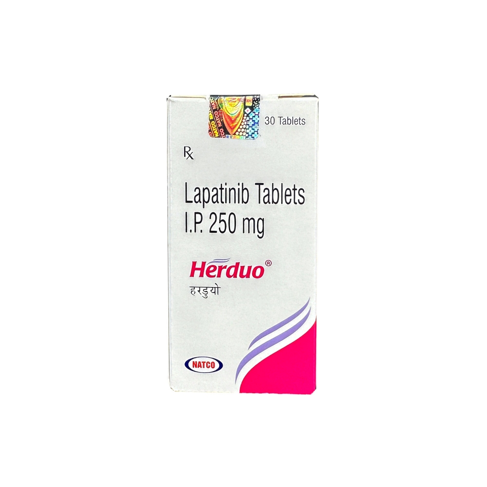 HERDUO 250 (Лапатиниб / Lapatinib) Natco Pharma