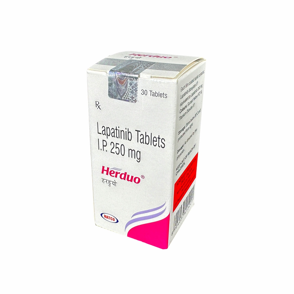 HERDUO 250 (Лапатиниб / Lapatinib) Natco Pharma